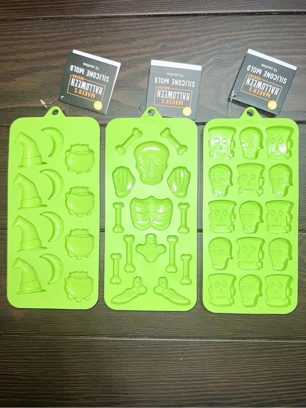 Set of 3 Wilton Maker’s Halloween Silicone Mold Sets